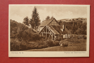 Ansichtskarte AK Beerescheid 1905-1920 Mühle Fachwerk Gebäude Architektur Ortsansicht NRW